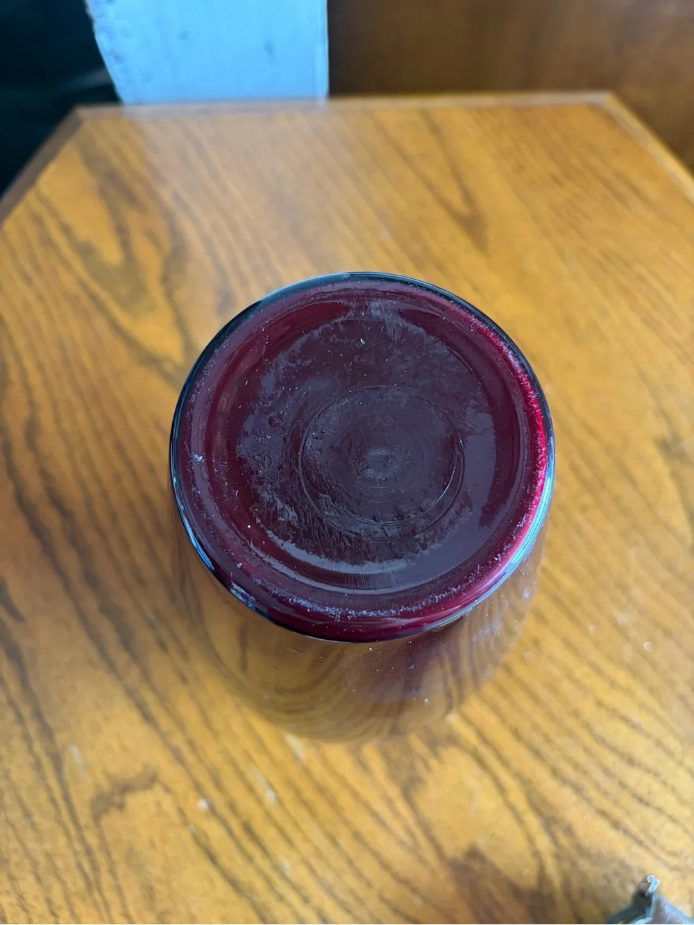 Anchor Hocking Royal Ruby Red Glass Vase